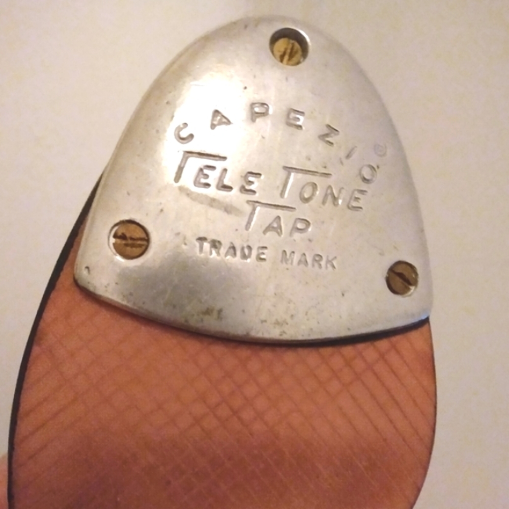 Vtg Taffy's Tap Shoes Size 7.5 Big Girl - Picture 12 of 12
